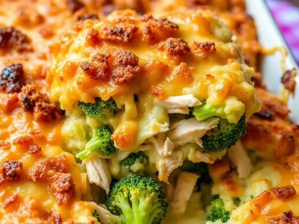 Keto Cheesy Broccoli Chicken Bake