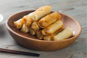 Mango Cheesecake Spring Rolls
