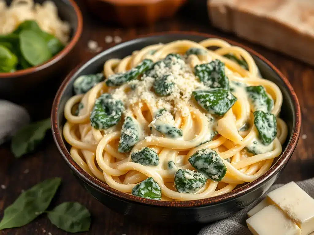 15 Best Frozen Spinach Recipes to Try Today 9 Frozen Spinach Recipes - Creamy Spinach Alfredo Pasta