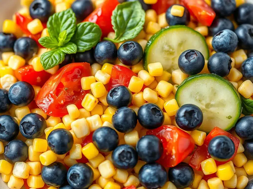 Blueberry Corn Salad: A Fresh, Vibrant Summer Delight 2 Blueberry corn salad