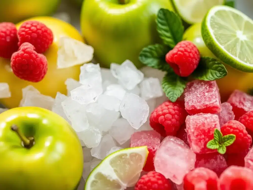 Raspberry-Apple Champagne Slushies