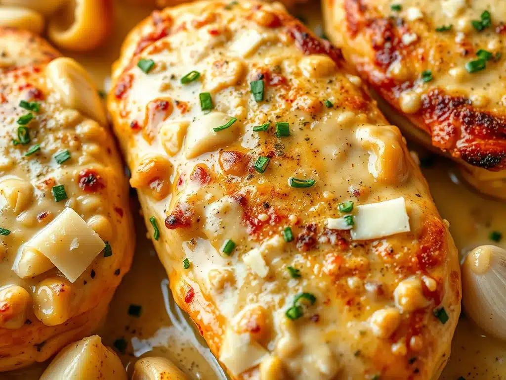Keto Creamy Garlic Parmesan Chicken