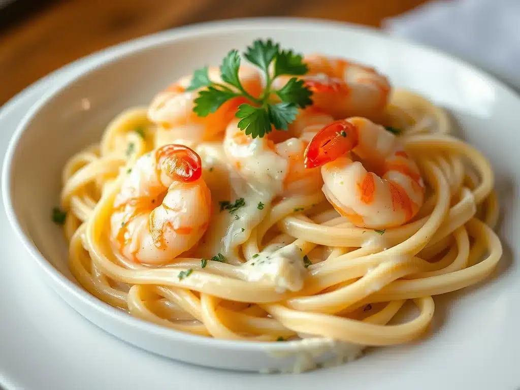 15 Scrumptious Shrimp Pasta Recipes for Your Culinary Adventures 3 Shrimp Alfredo Fettuccine