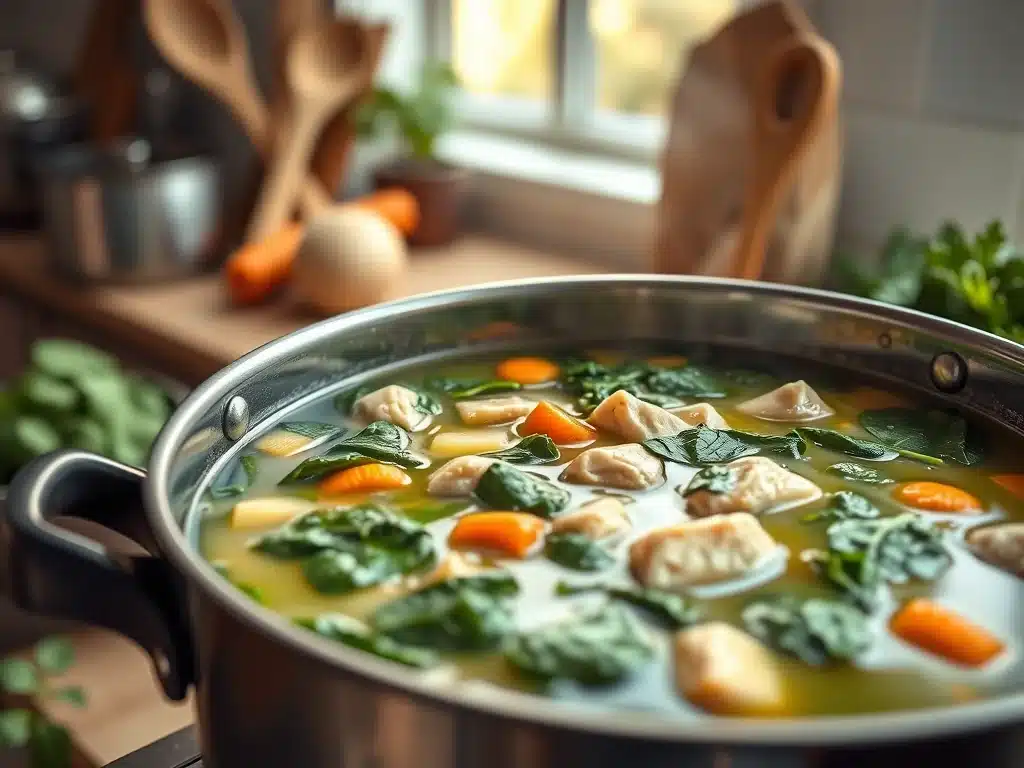 15 Best Frozen Spinach Recipes to Try Today 8 Frozen Spinach Recipes - Spinach and Chicken Soup