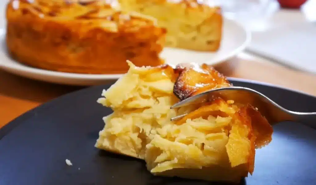 Vegan Upside Down Apple Cake Recipe: Easy & Healthy 1 Vegan Apple Upside Down Cake with Caramel