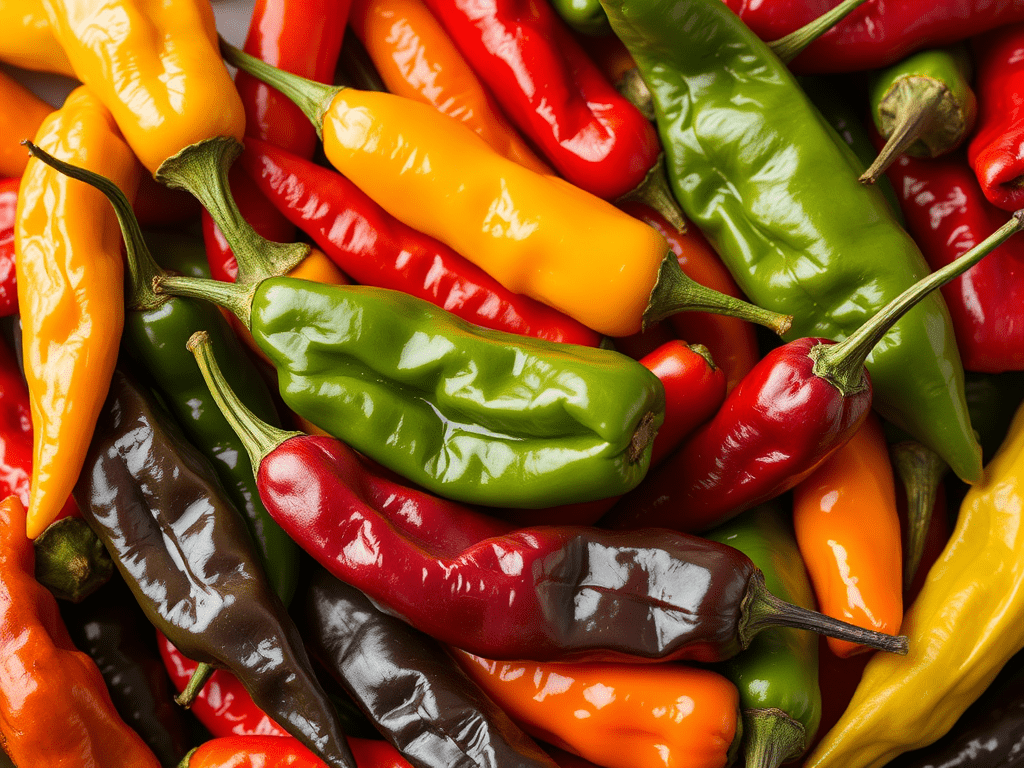 Selection of best chile ancho substitutes like Pasilla and Guajillo, detailed in Mangoes and Palm Trees' recipe guide