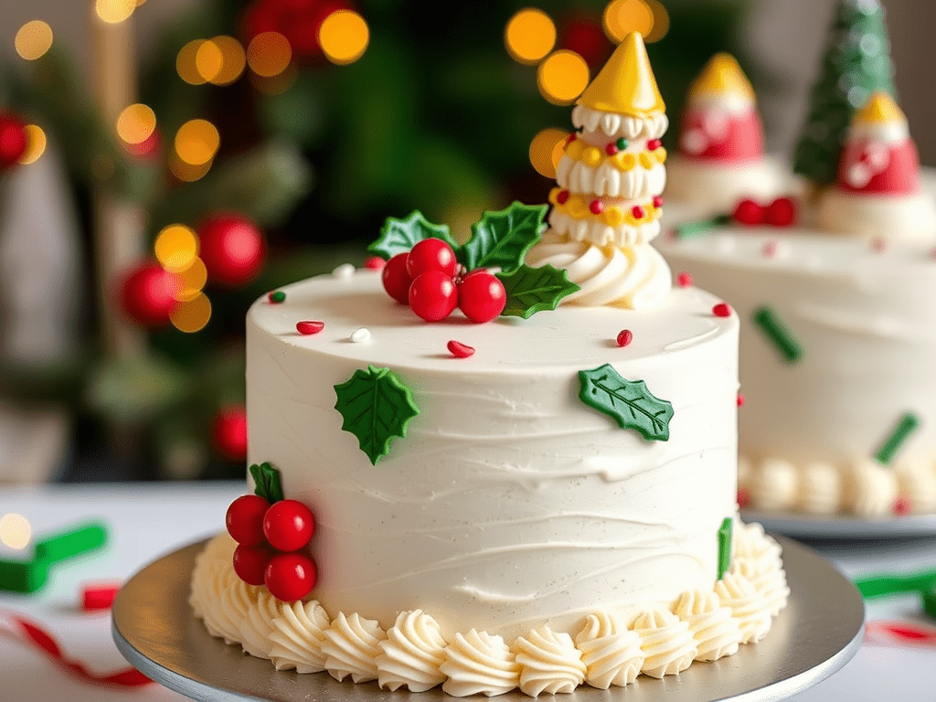 Christmas Cake Decorating Tips with Festive Flair
