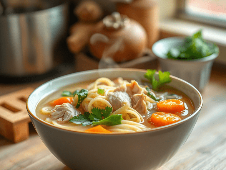 Chicken Noodle Soup Stock Recipe: Best & Easy