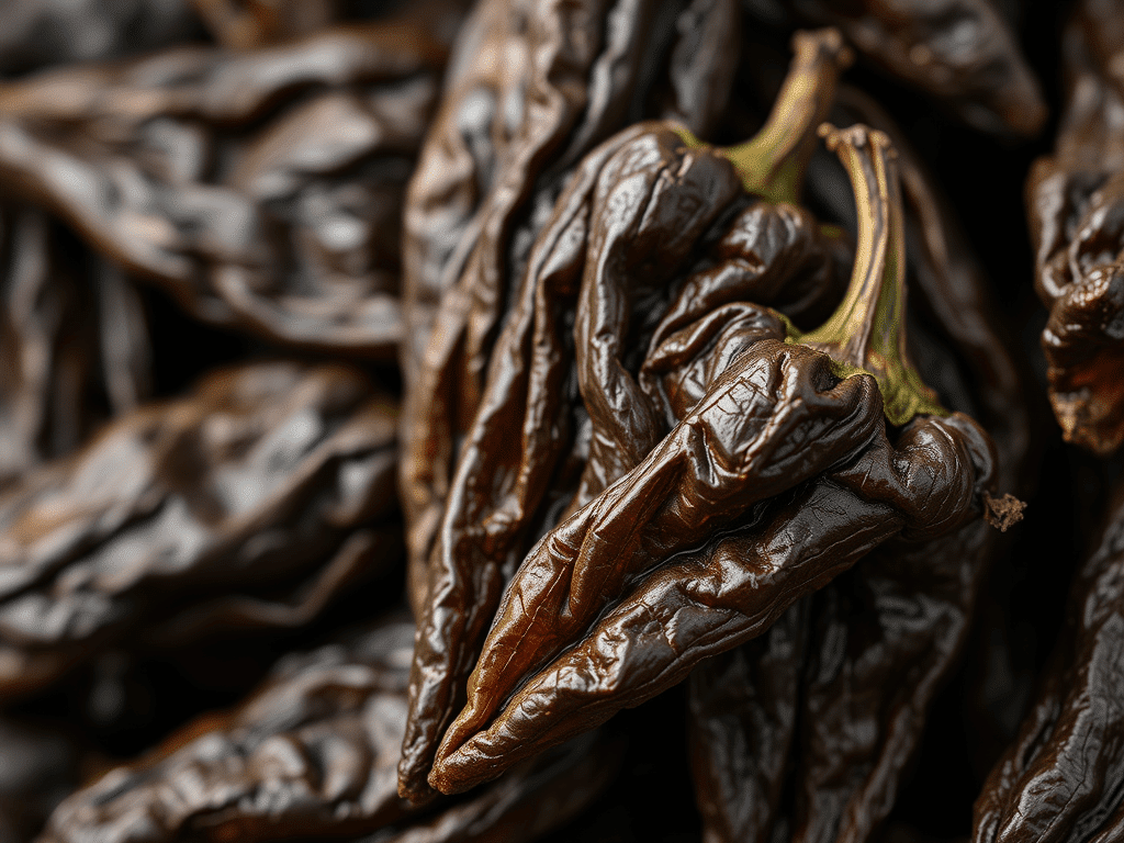 Pasilla Pepper Dried Display