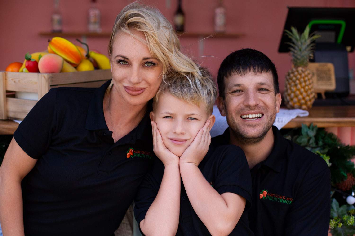 The Mayerhoffer family - Oliver, Natalia, and Victor