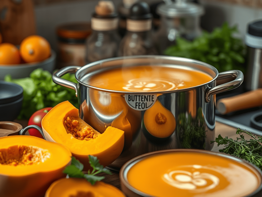 Butternut Squash Soup Recipe in a Bowl