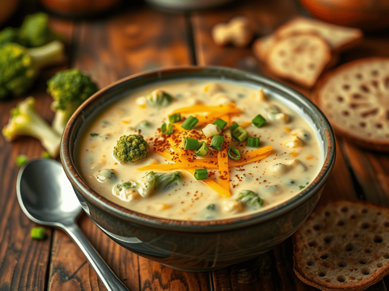 Cajun Broccoli Cheese Soup