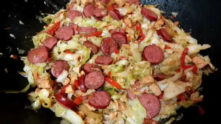 Chicken Sausage and Cabbage Easy Recipe