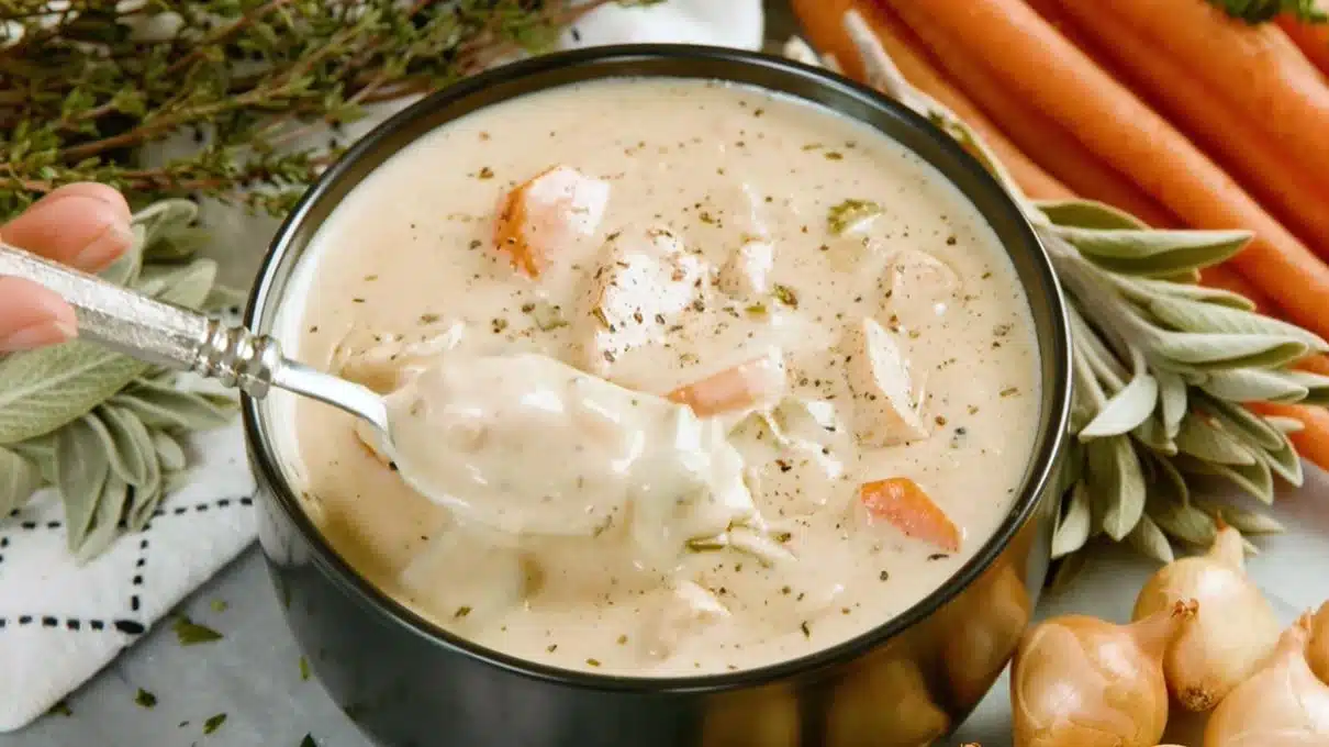 Sovereign Chicken Soup Archive: Creamy Chicken Velvet Soup with Mirepoix