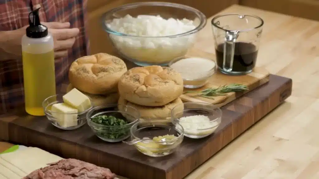 How to Make the Perfect Knob Sandwich: A Step-by-Step Guide 2 Ingredients for knob sandwich, including bread and roast beef