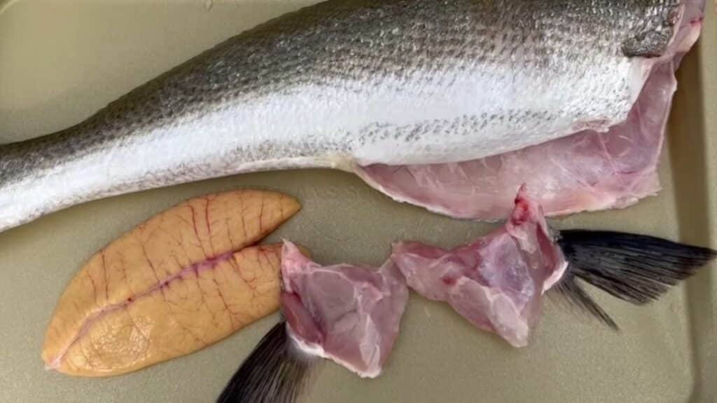 Fresh California Corbina recipe preparation