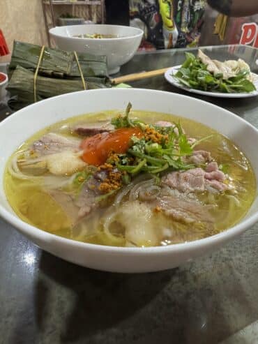 Traditional Vietnamese Pho Noodle Soup