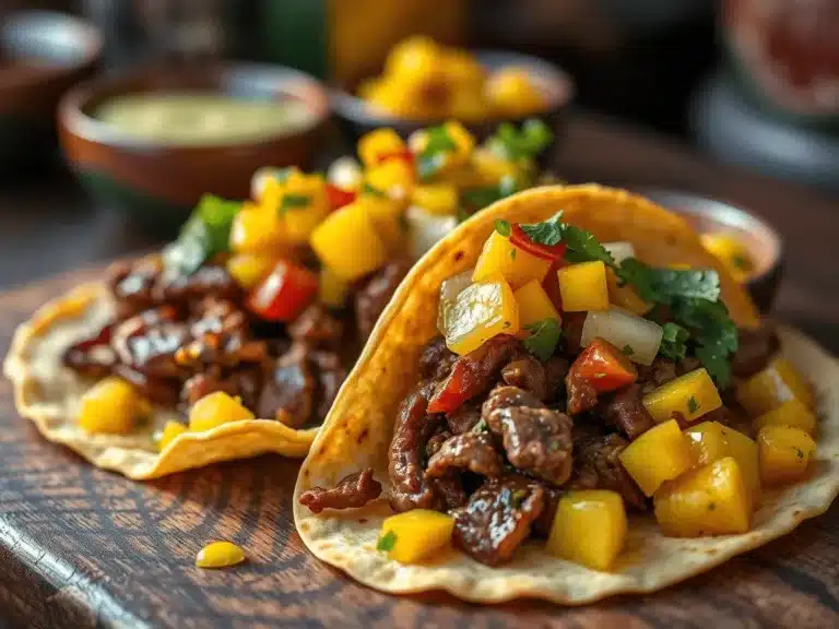 Our Guajillo Chili Beef Tacos