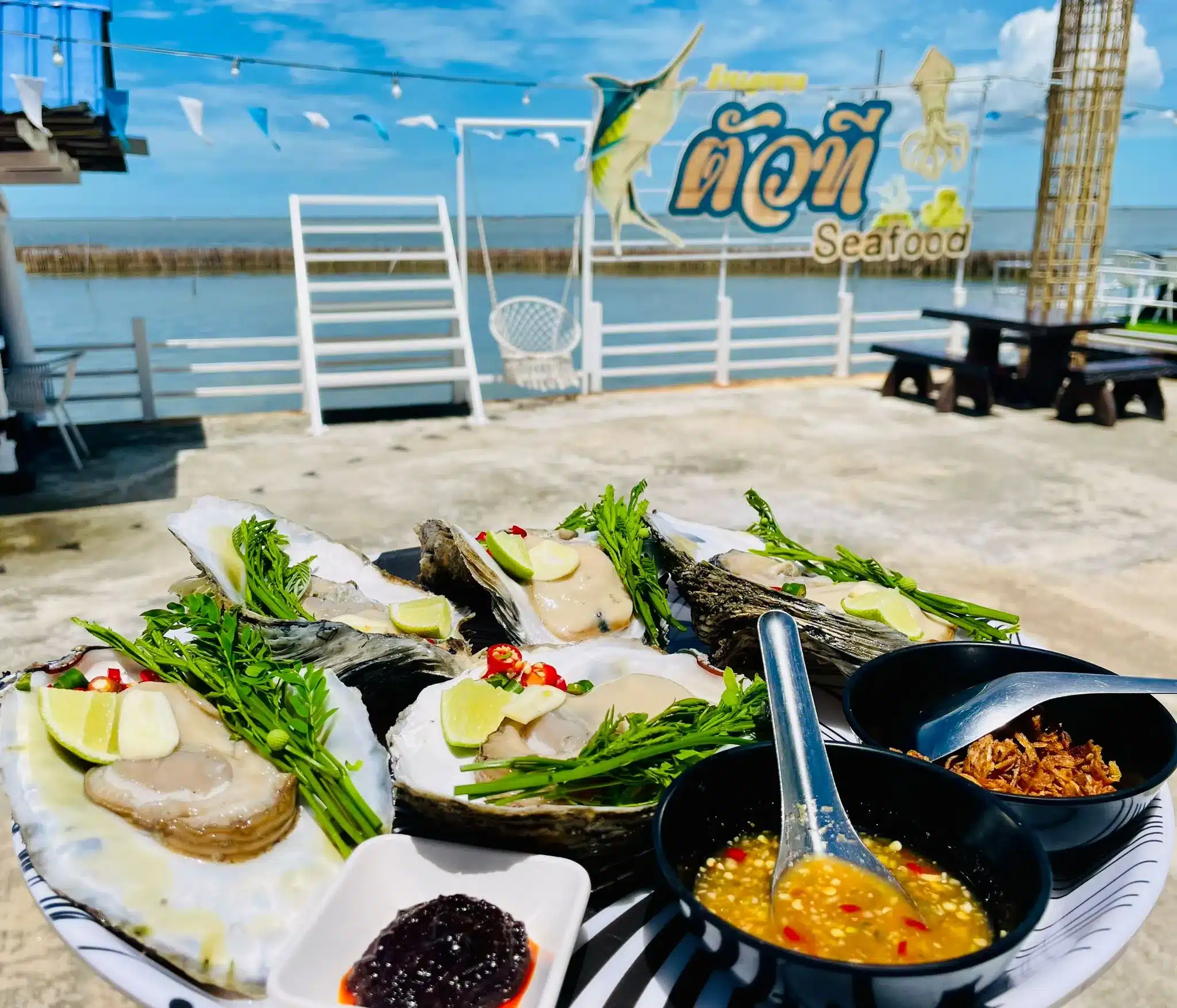 Fresh coastal seafood presentation with professional hospitality precision