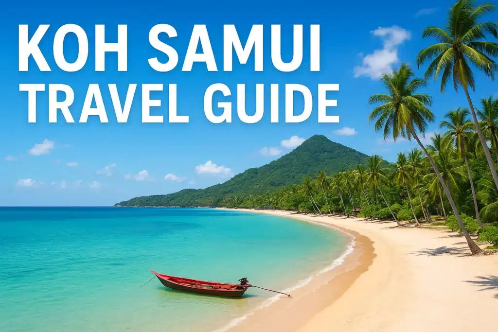 Koh Samui coastline and tropical waters — editorial overview image