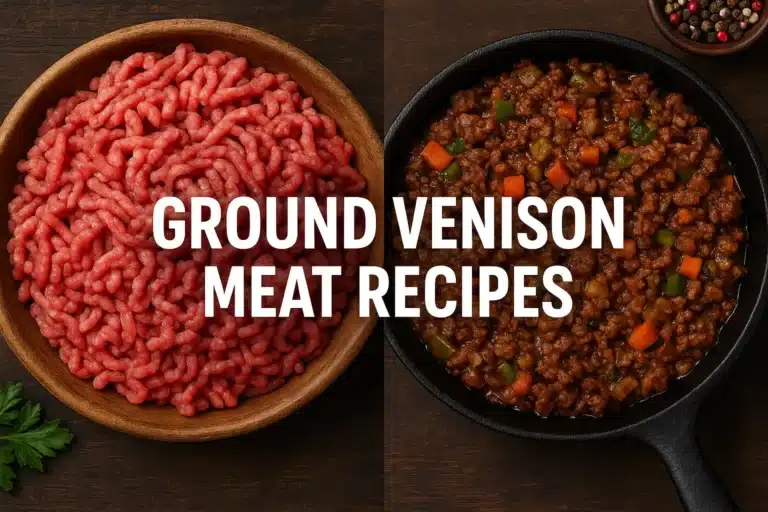 Ground venison meat recipes