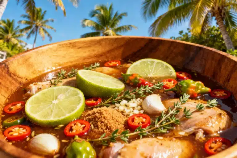 Caribbean chicken marinade