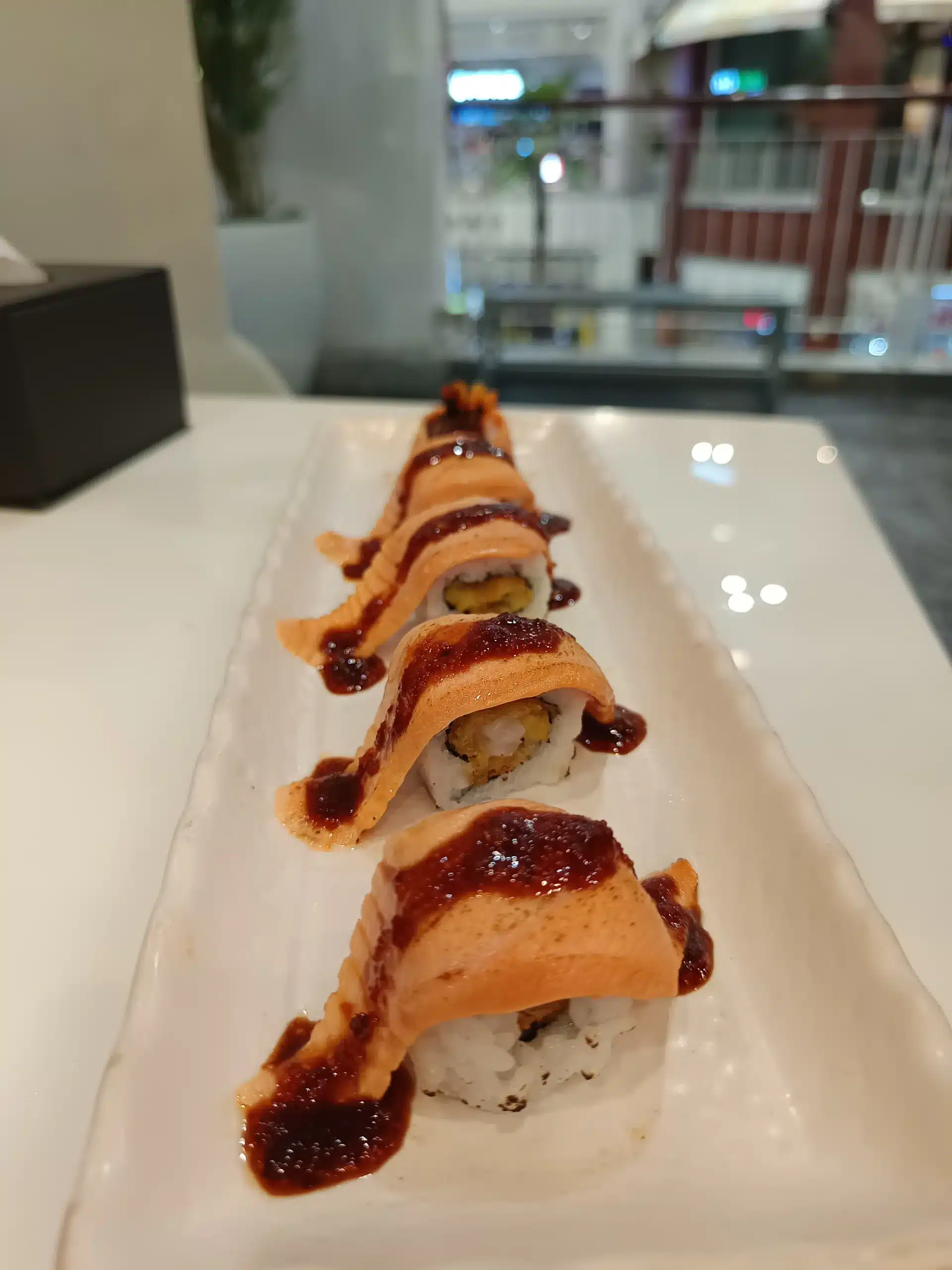 Yayoi fresh sushi selection in Hua Hin