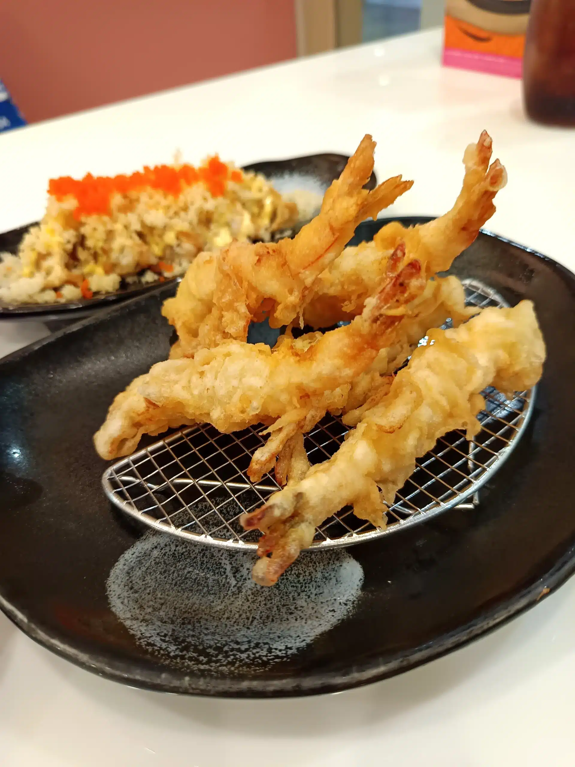 Gourmet grilled shrimp prepared with professional hospitality precision