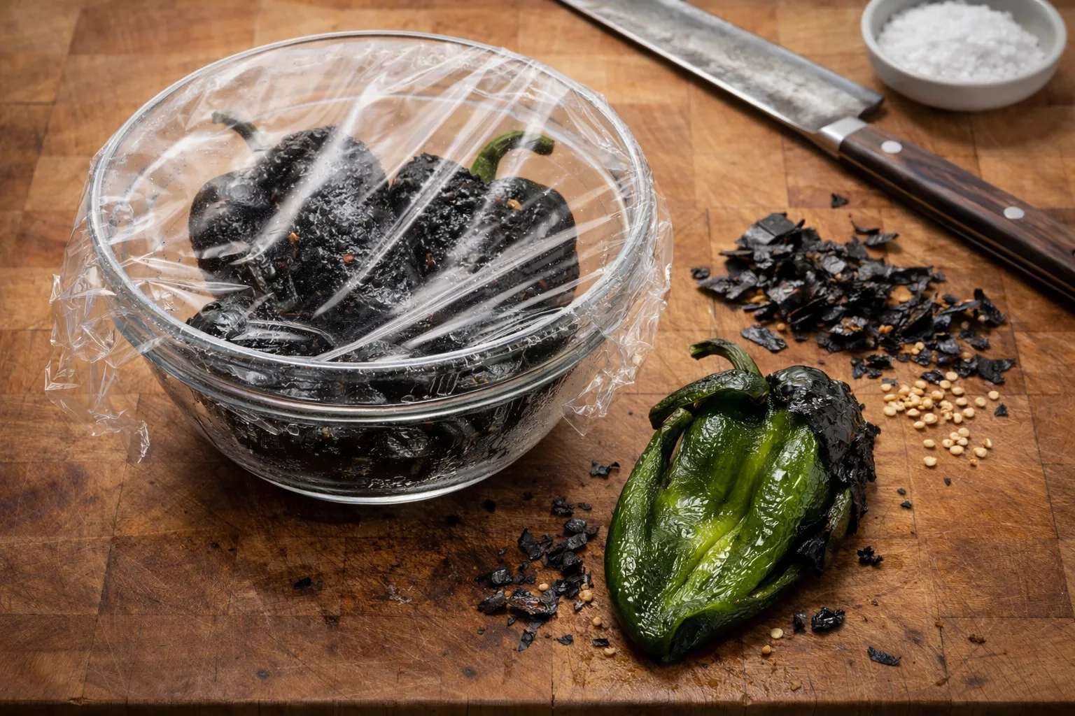 Fresh Poblano peppers and how to grill them