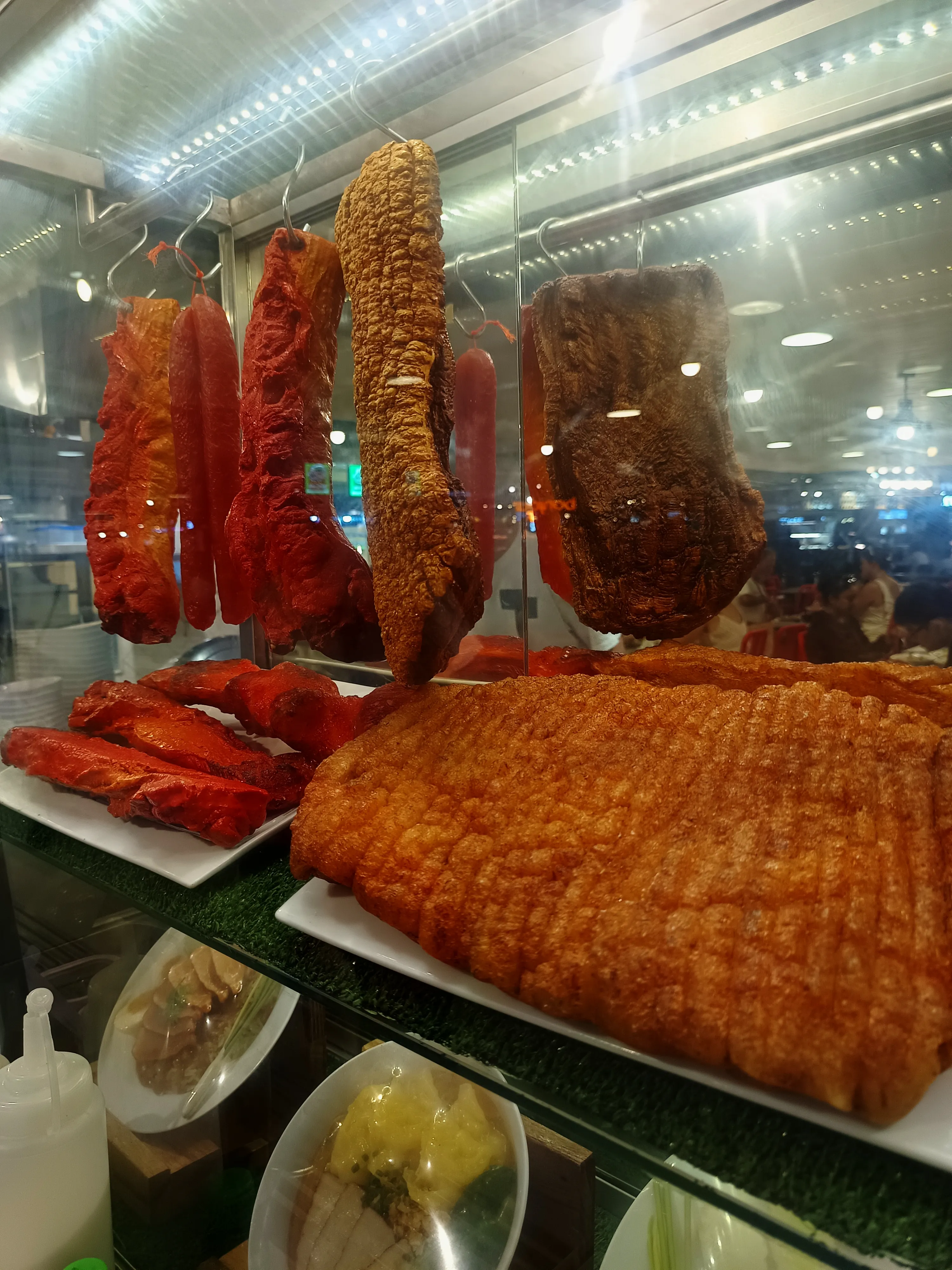 Pork with crispy skin, a staple of Hua Hin street food prices and offerings.
