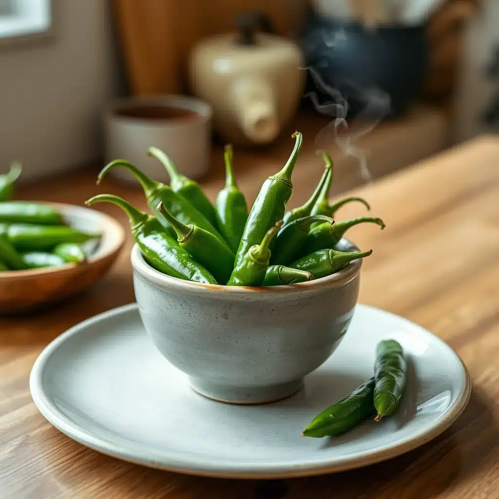 Shishito Pepper Recipe: How to Cook Perfectly Blistered Shishitos 2 Illustrative fresh whole shishito peppers before cooking